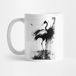 Flamingo Ink Painting Mug